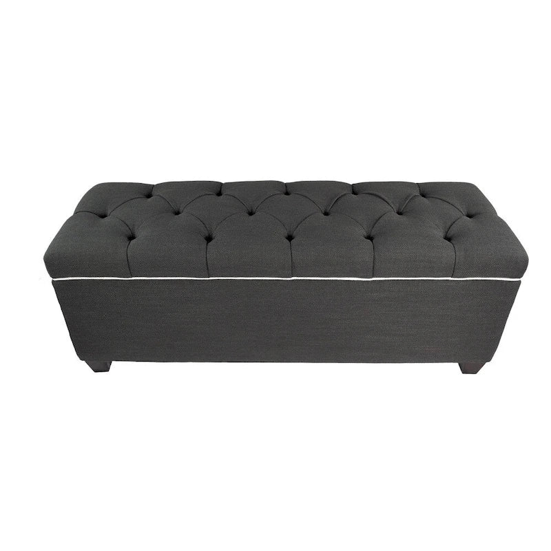 The Sole Secret Shoe Storage Bench - Loft Charcoal
