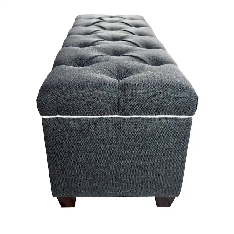 The Sole Secret Shoe Storage Bench - Loft Charcoal