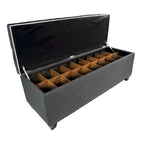 The Sole Secret Shoe Storage Bench - Loft Charcoal
