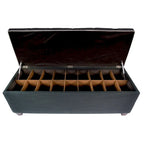 The Sole Secret Shoe Storage Bench - Loft Charcoal