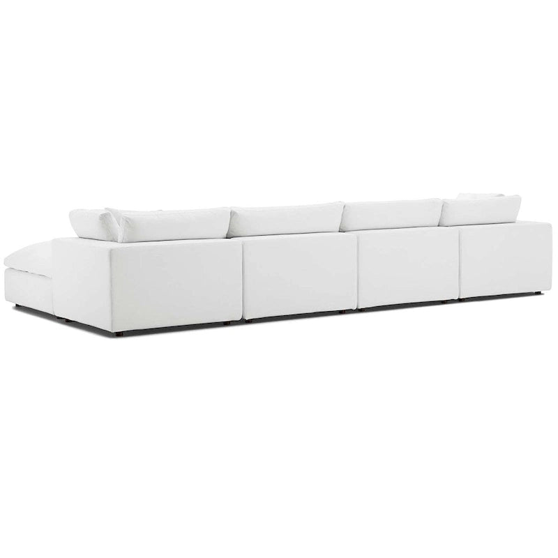 Copper Grove Hrazdan Fabric/Wood Down-filled Over-stuffed 5-piece Sectional Sofa Set