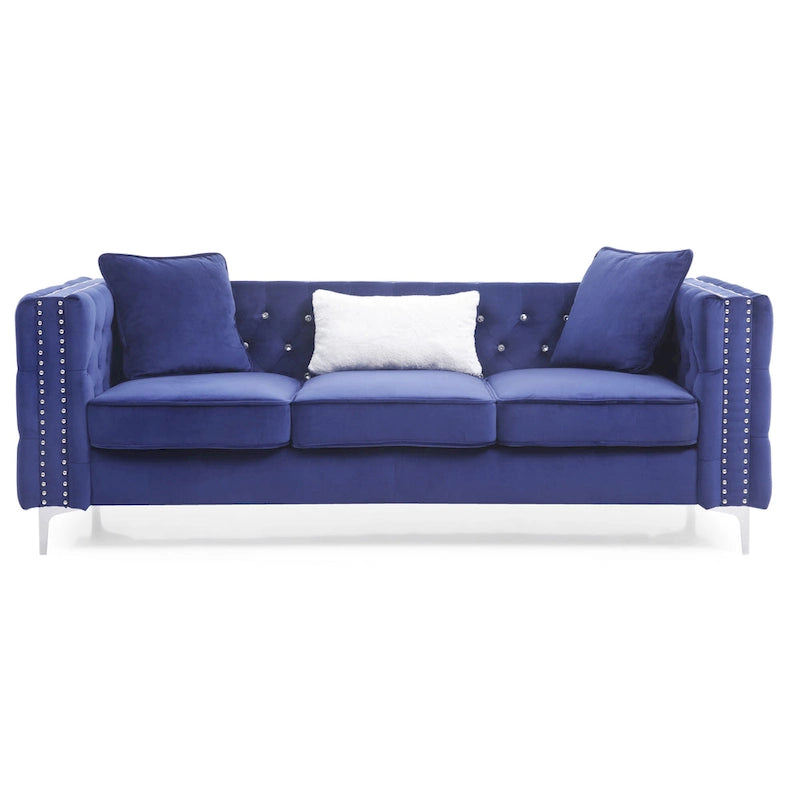 Paige Tufted Velvet Sofa