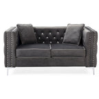 Paige Tufted Velvet Sofa
