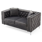 Paige Tufted Velvet Sofa