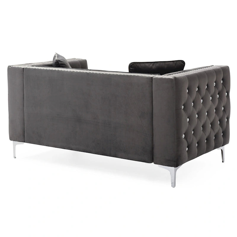 Paige Tufted Velvet Sofa