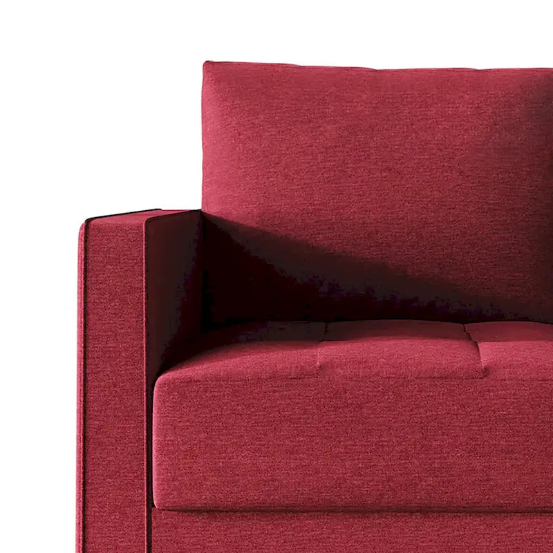 CraftPorch Contemporary Minimalist Linen Upholstered Sofa