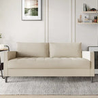 CraftPorch Contemporary Minimalist Linen Upholstered Sofa