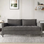 CraftPorch Contemporary Minimalist Linen Upholstered Sofa
