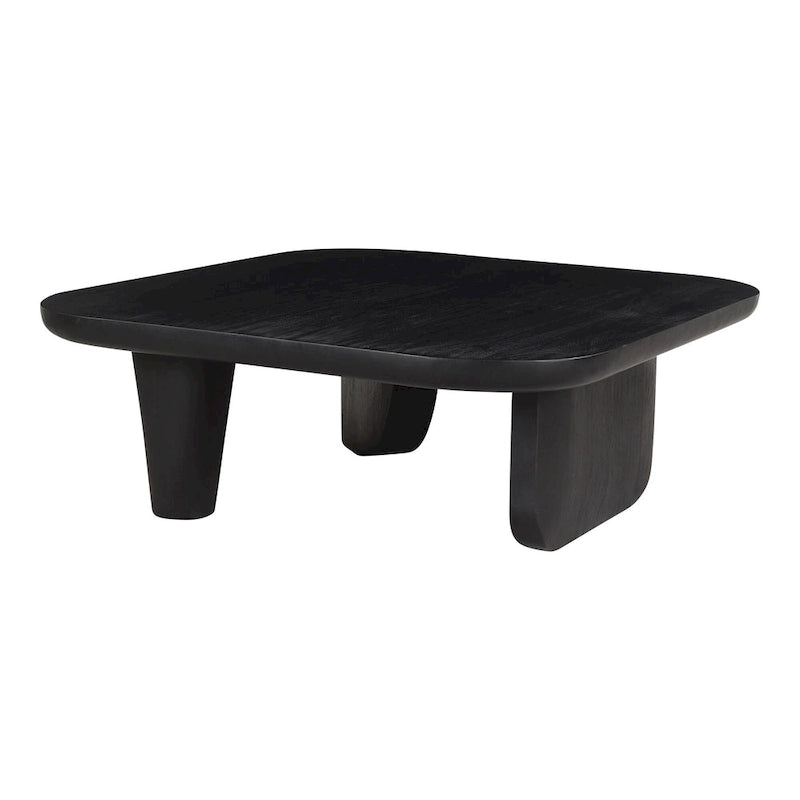 Aurelle Home Rustic Solid Acacia Wood Coffee Table