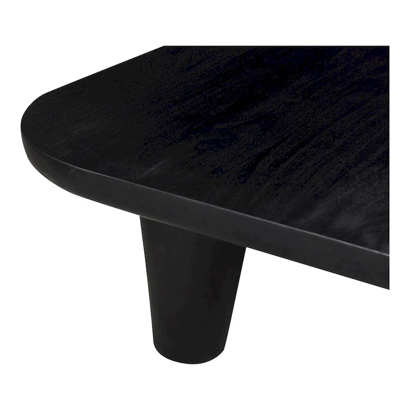 Aurelle Home Rustic Solid Acacia Wood Coffee Table