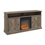 Middlebrook 60-inch Barn Door Fireplace TV Stand