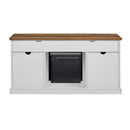 Middlebrook 60-inch Barn Door Fireplace TV Stand