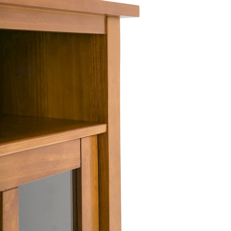 WYNDENHALL Norfolk Wood Storage Media Cabinet - 39Wx16Dx42H
