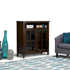 WYNDENHALL Norfolk Wood Storage Media Cabinet - 39Wx16Dx42H