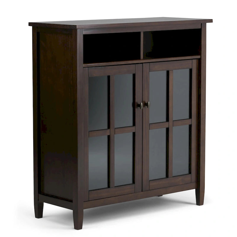 WYNDENHALL Norfolk Wood Storage Media Cabinet - 39Wx16Dx42H