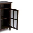 WYNDENHALL Norfolk Wood Storage Media Cabinet - 39Wx16Dx42H