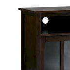 WYNDENHALL Norfolk Wood Storage Media Cabinet - 39Wx16Dx42H