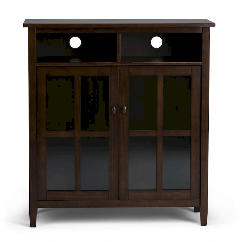 WYNDENHALL Norfolk Wood Storage Media Cabinet - 39Wx16Dx42H