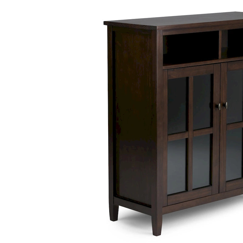 WYNDENHALL Norfolk Wood Storage Media Cabinet - 39Wx16Dx42H