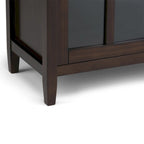 WYNDENHALL Norfolk Wood Storage Media Cabinet - 39Wx16Dx42H