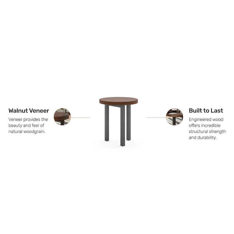 Homestyles Merge Brown Wood End Table - 18' x 18' x 20'