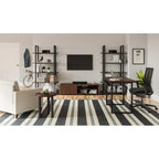 Homestyles Merge Brown Wood End Table - 18' x 18' x 20'