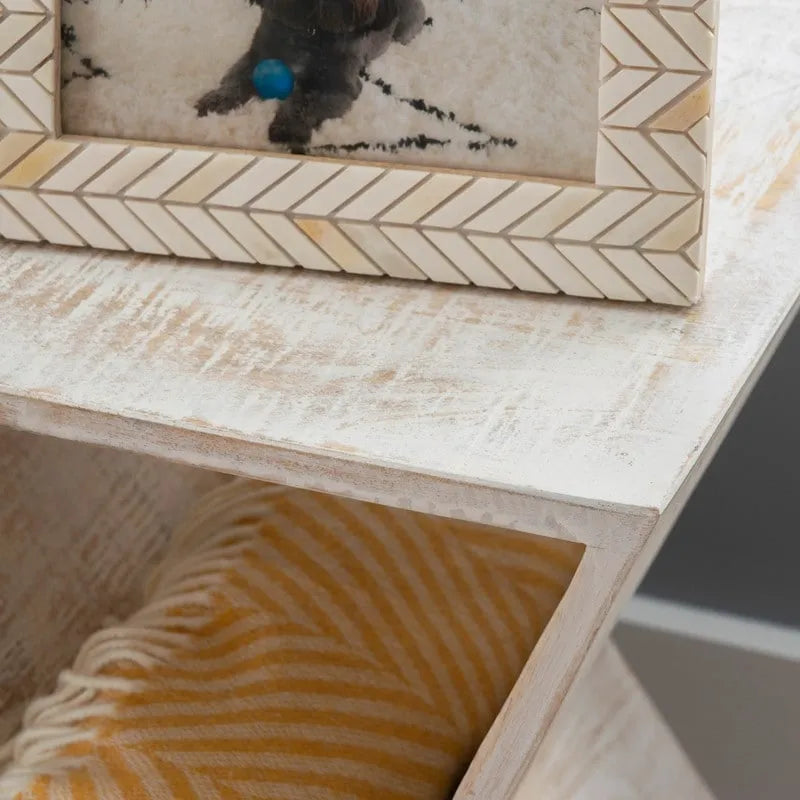 Tessier Triangle Side Table Natural