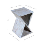 Tessier Triangle Side Table Natural