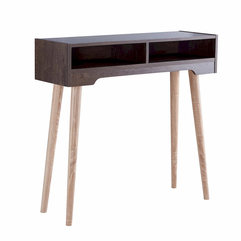 Sury Mid-Century Modern 36-inch 2-Shelf Console Table by Furniture of America