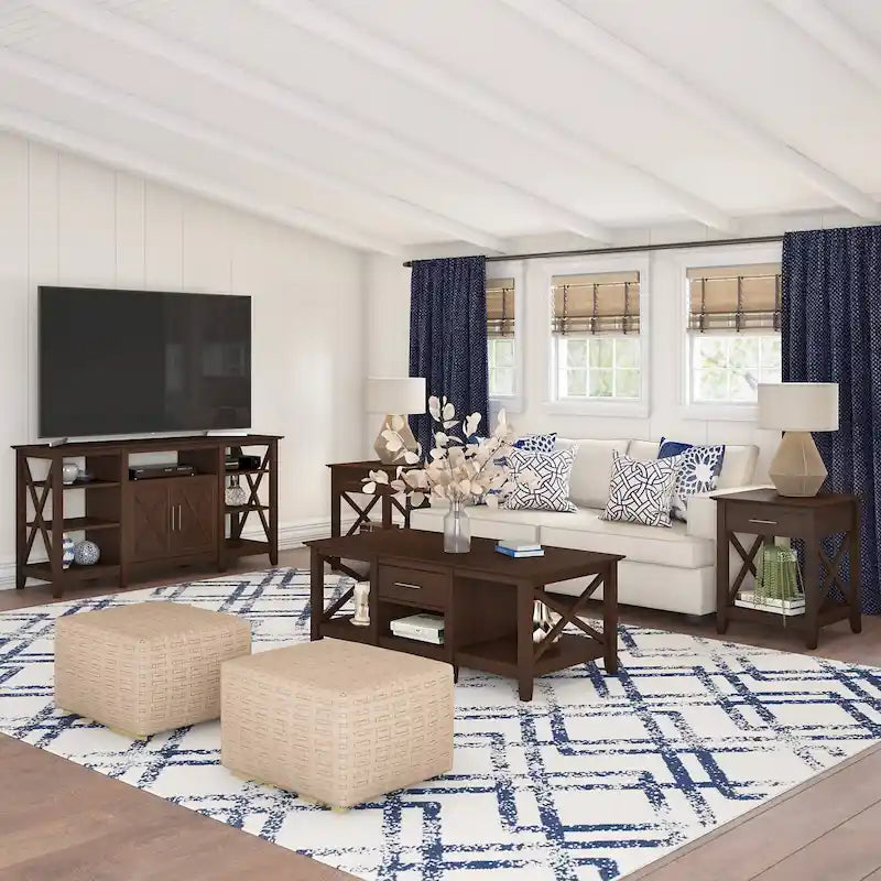 4-piece TV Stand and Table Set
