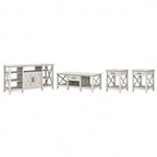 4-piece TV Stand and Table Set
