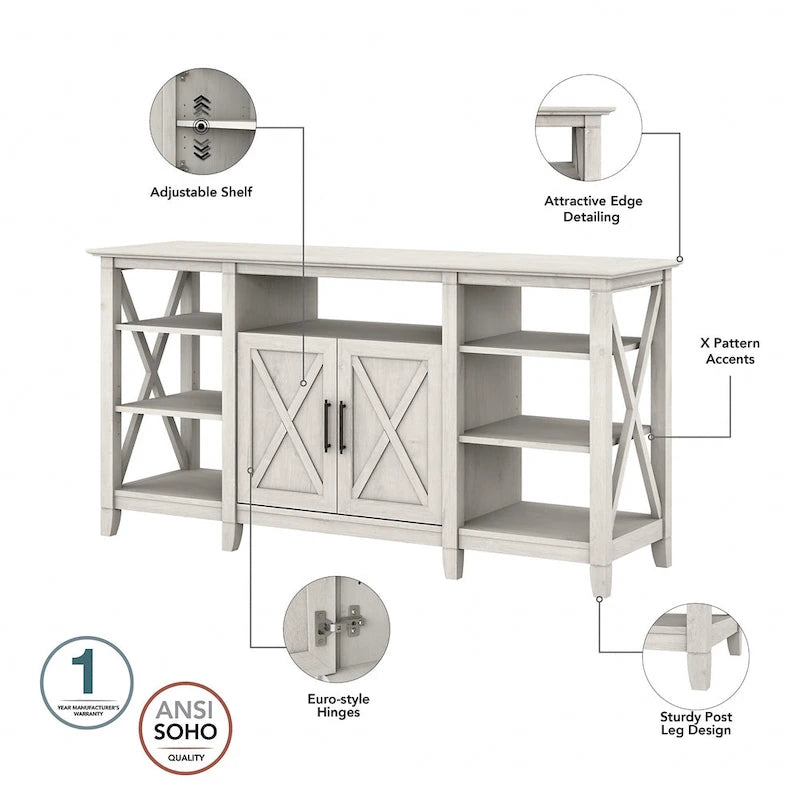 4-piece TV Stand and Table Set
