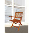 Wood Folding Chair Set of 4