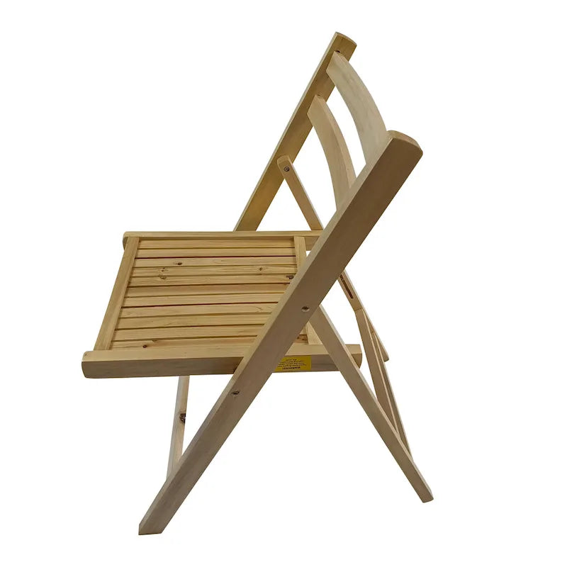Wood Folding Chair Set of 4