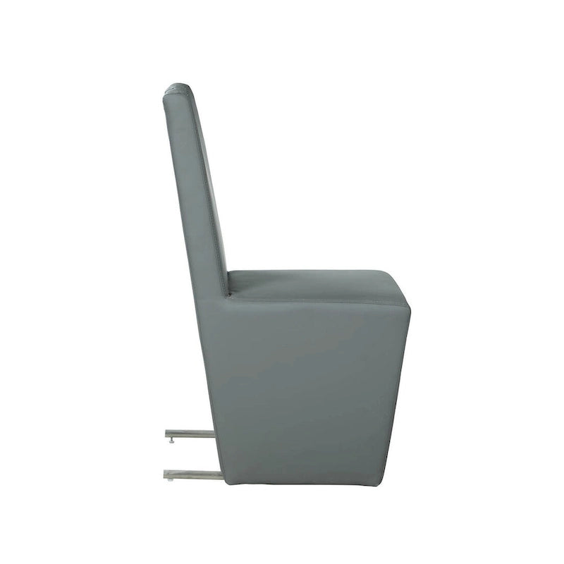 Somette Eva Upholstered Handle-Back Side Chair, Set of 2 - 20.9 x 18.5 x 39.4