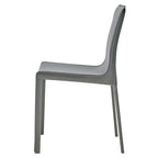 Gervin Recycled Leather Chair,Set of 2