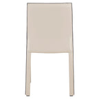 Gervin Recycled Leather Chair,Set of 2