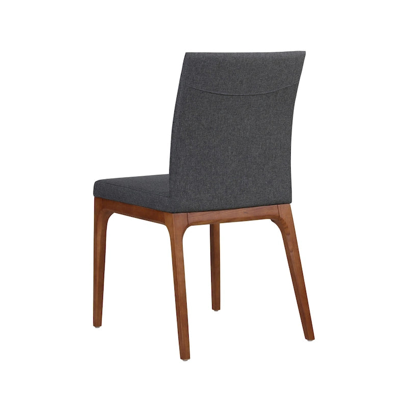 Gervin Recycled Leather Chair,Set of 2