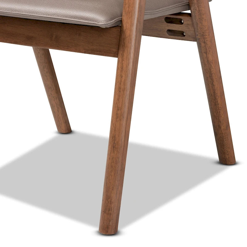 Marcena Mid-Century Modern 7-Piece Dining Set