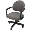 Swivel Tilt Kitchen Caster Chair with Wheels M-79 - 18 inch Seat