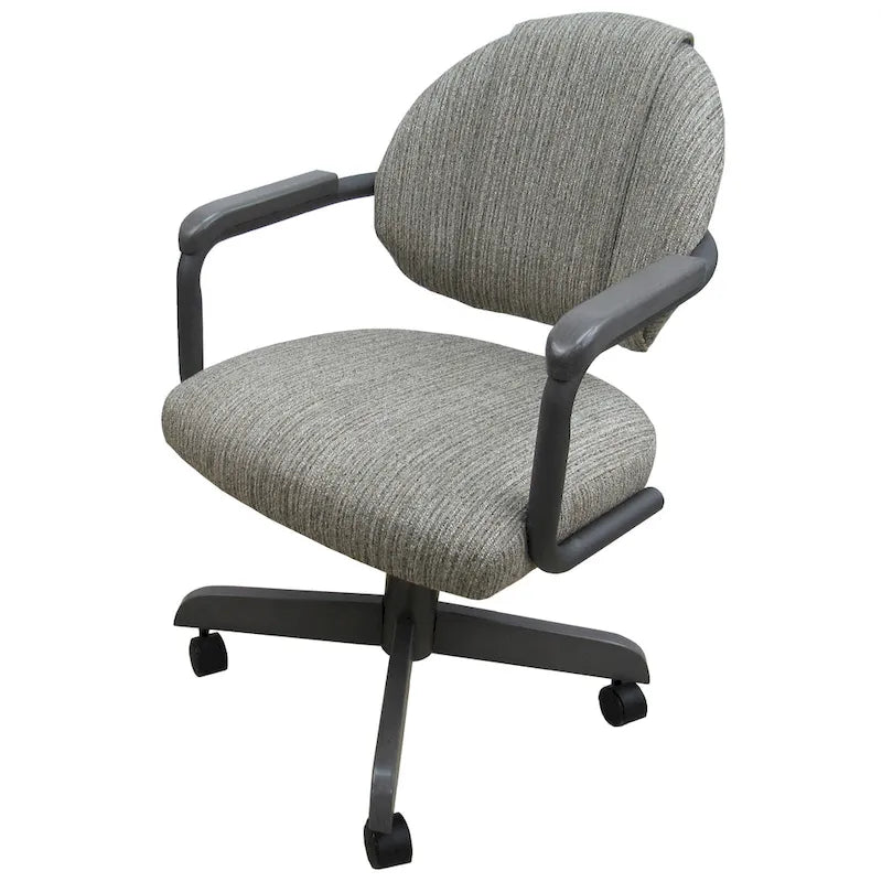Swivel Tilt Kitchen Caster Chair with Wheels M-79 - 18 inch Seat