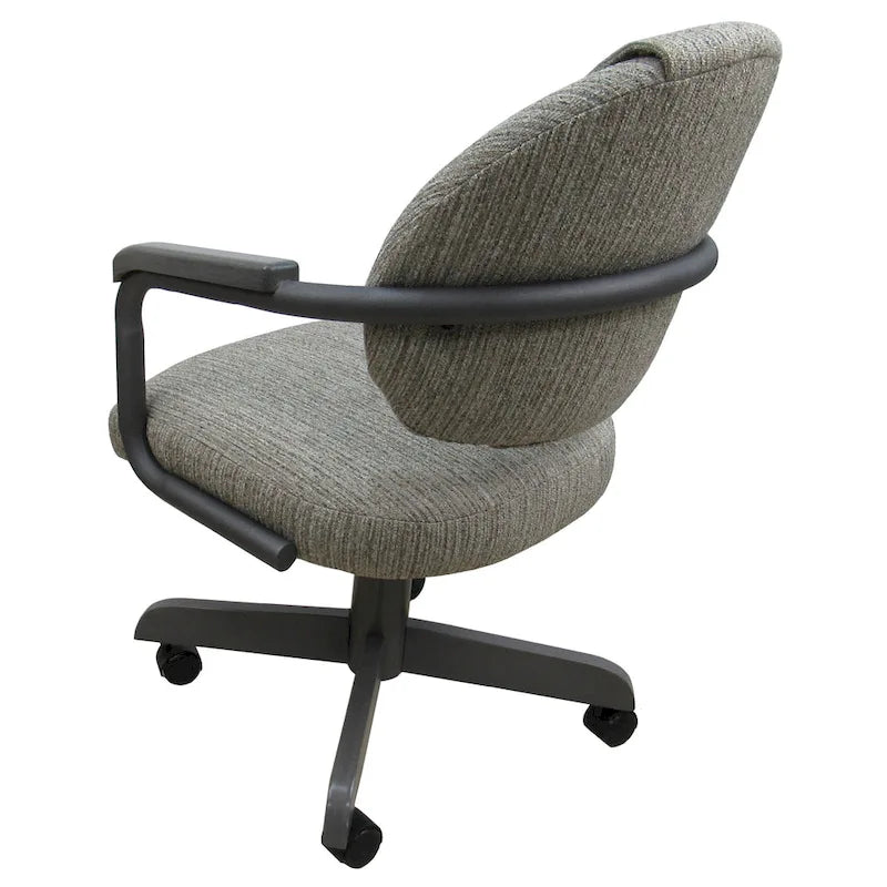 Swivel Tilt Kitchen Caster Chair with Wheels M-79 - 18 inch Seat