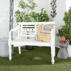 Wood Bench - White -  - 22Wx40Lx36H