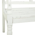 Wood Bench - White -  - 22Wx40Lx36H