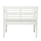 Wood Bench - White -  - 22Wx40Lx36H