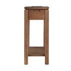 Leick Home Charging Cade Wood Side Table with Drawer