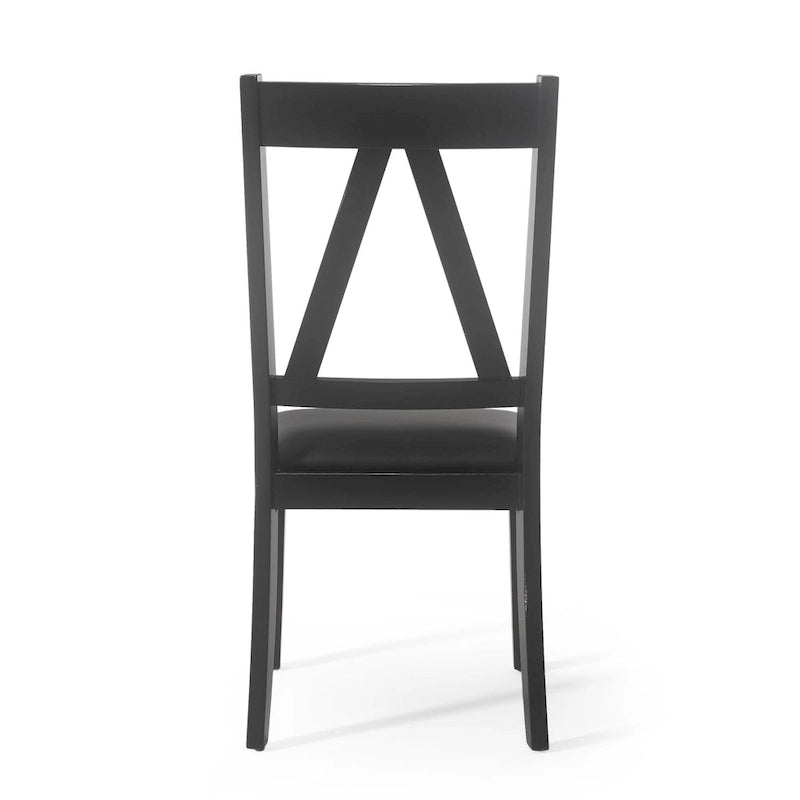 Fairgreens Farmhouse Upholstered Wood Dining Chairs (Set of 2) by Christopher Knight Home - 20.00 L x 22.75 W x 39.00 H