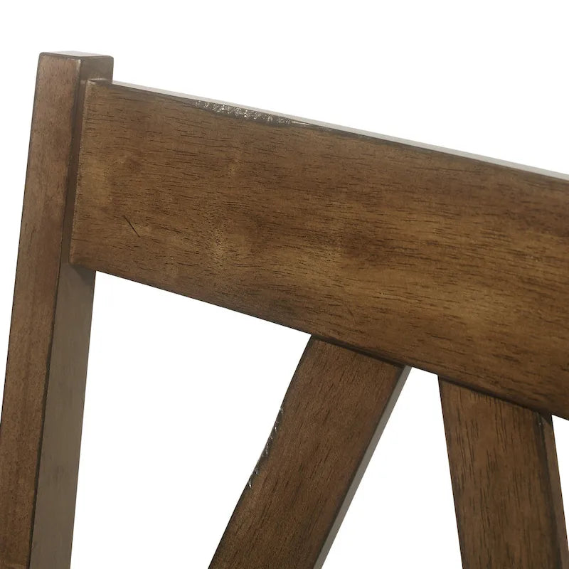 Fairgreens Farmhouse Upholstered Wood Dining Chairs (Set of 2) by Christopher Knight Home - 20.00 L x 22.75 W x 39.00 H