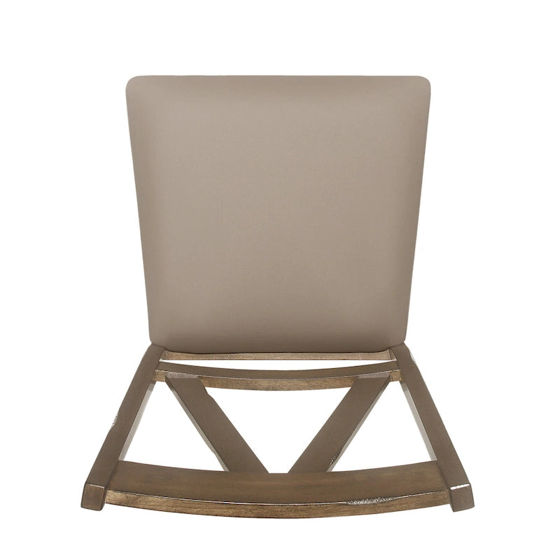 Fairgreens Farmhouse Upholstered Wood Dining Chairs (Set of 2) by Christopher Knight Home - 20.00 L x 22.75 W x 39.00 H