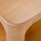 25-inch Rectangular Side Table with Storage Shelf